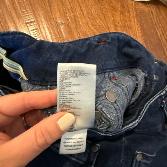 Anthropologie Maeve high rise patch pocket slim straight jeans 27 - Picture 9 of 11